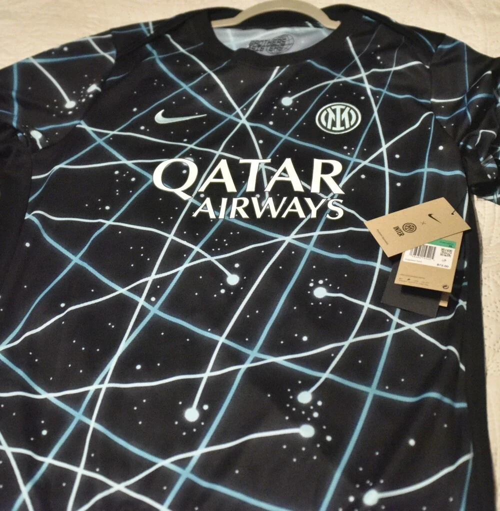 New Nike Inter Milan 2025/26 warm up Space jersey xl 013